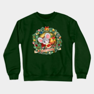 baby's 1 st christmas Crewneck Sweatshirt